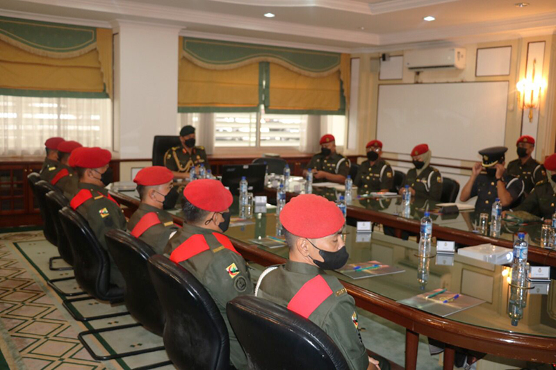 COMMANDER OF THE ROYAL BRUNEI ARMED FORCES INTRODUCTORY VISIT   TO MILITARY POLICE RBAF
